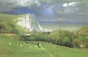 George Inness Etretat oil painting reproduction